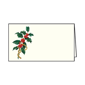Rossi Christmas Place Cards Box of 12 Winterberry 
